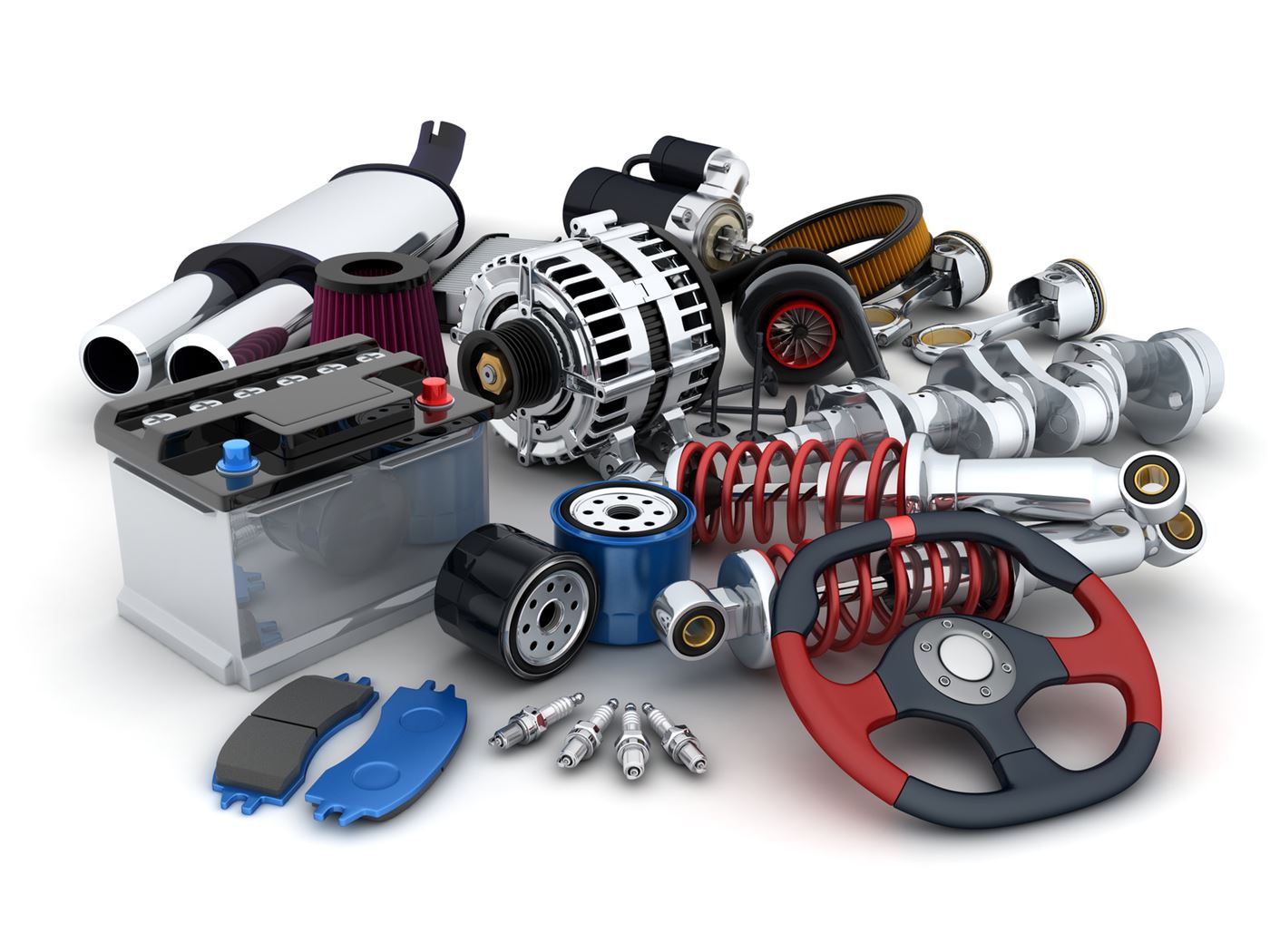 Vehicle spare parts — tailored kits 2