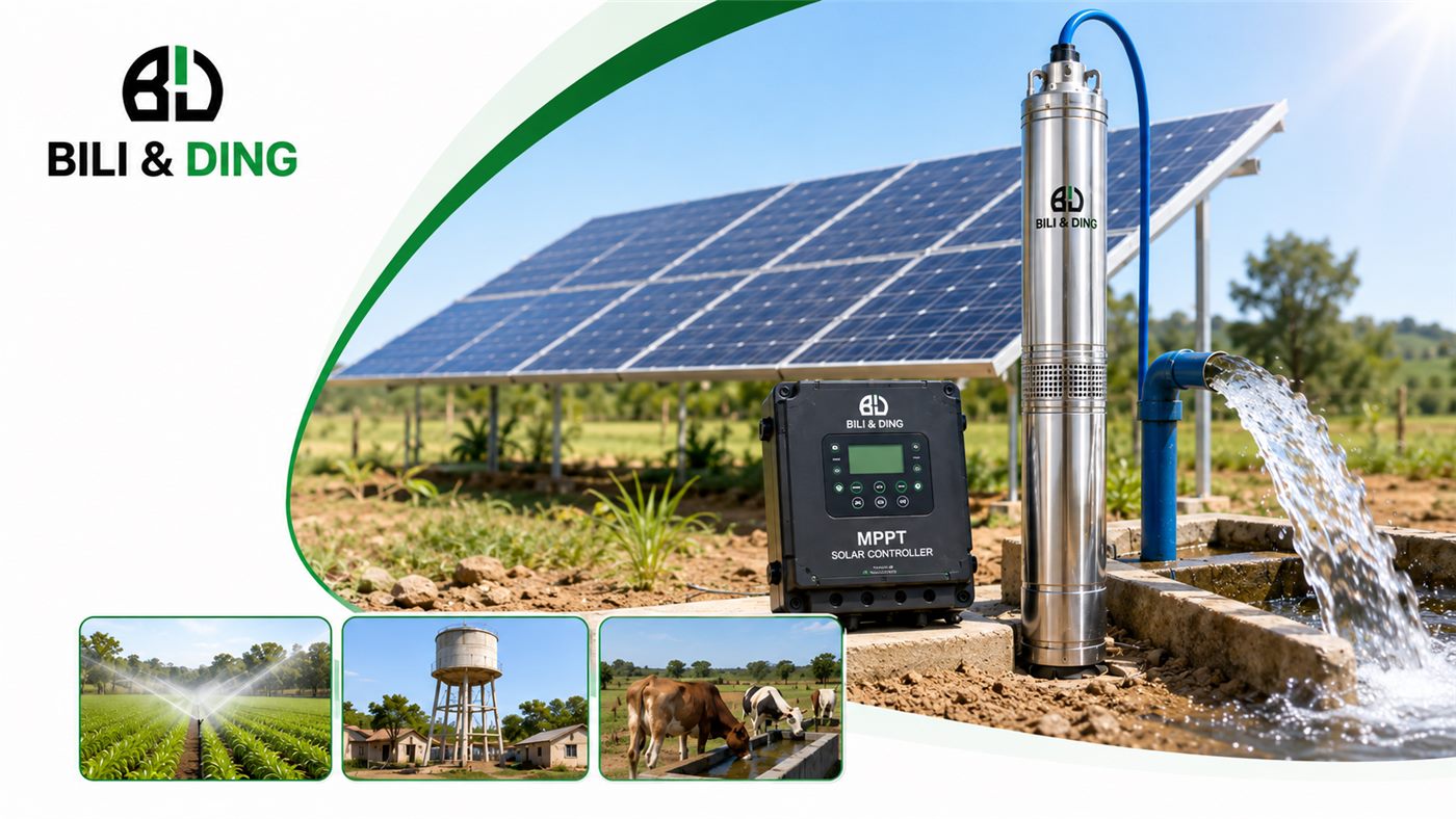 Pompe solaire immergée pour forage