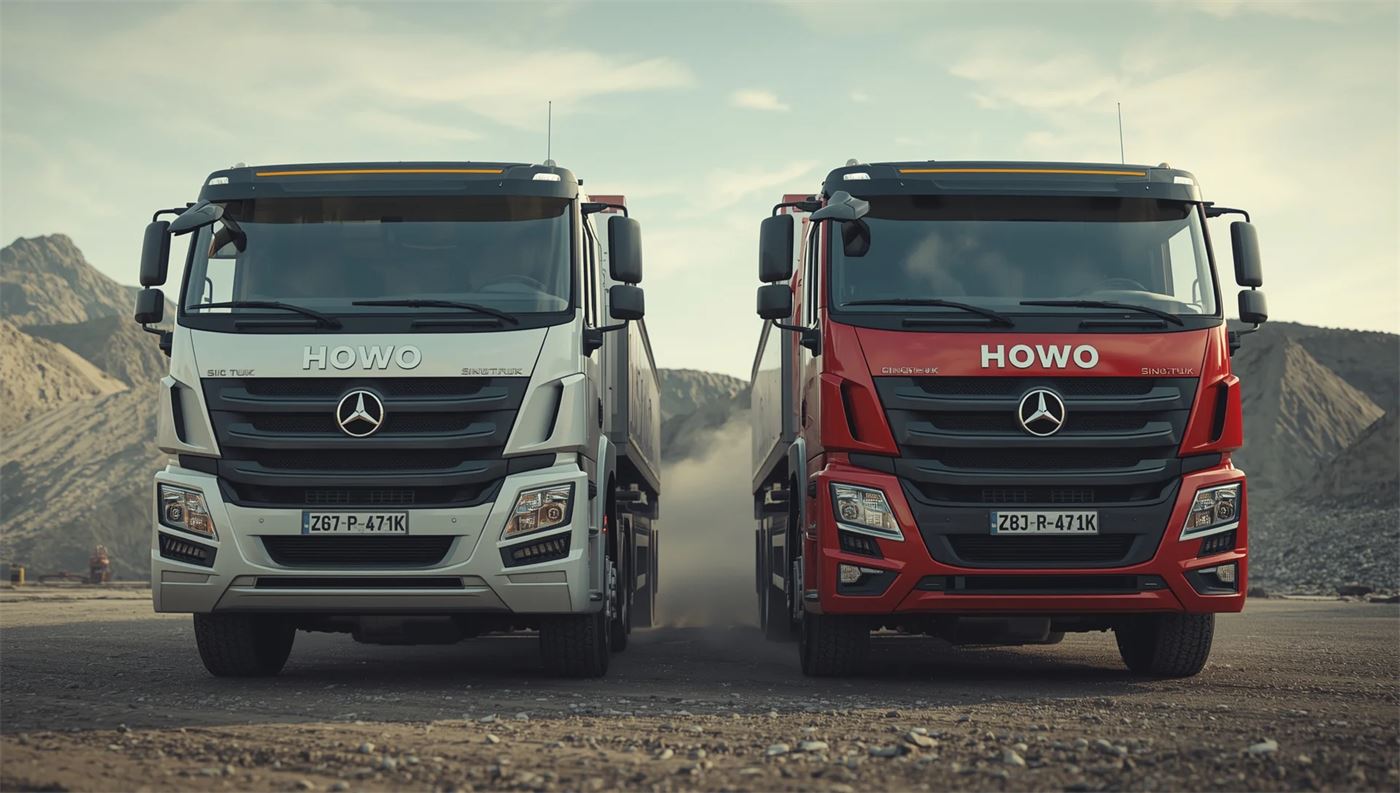 Camion benne 6×4 d’occasion révisé 2